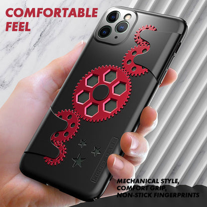 Mechanical gear phone case