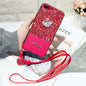 Swan Glitter Lanyard Phone Case