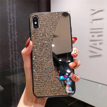 Creative Glitter Mirror Shell