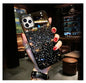 Gradient rhinestone mirror phone case