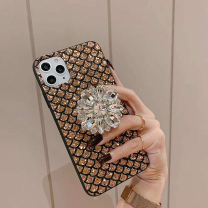 Flash Drilling Bracket Phone Case