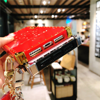 Luxury square phone case for iPhone