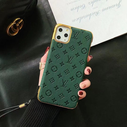 Color embossed phone case