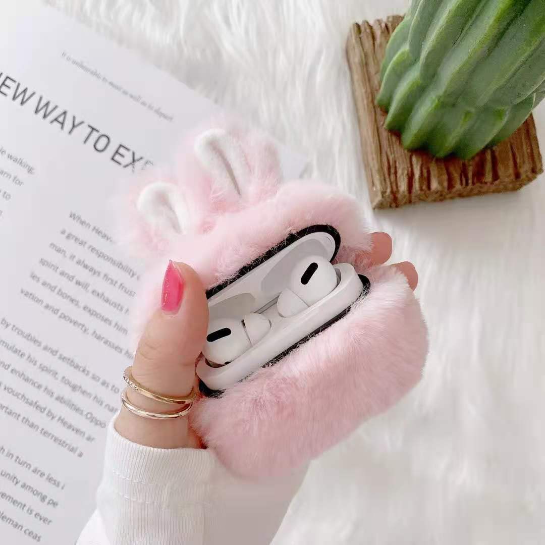 Plush Bunny  Airpods case