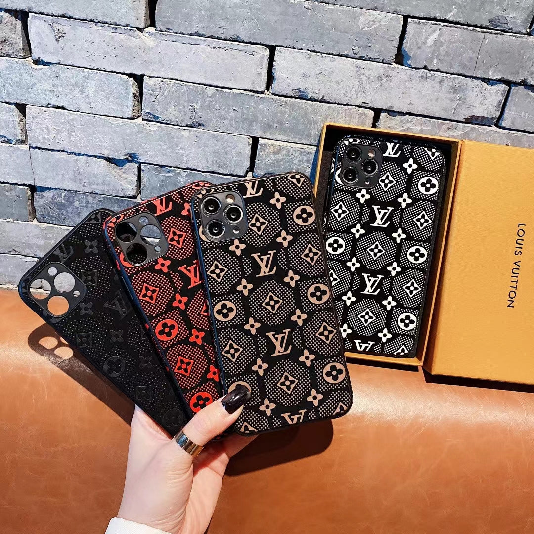 Thin velvet letter phone case