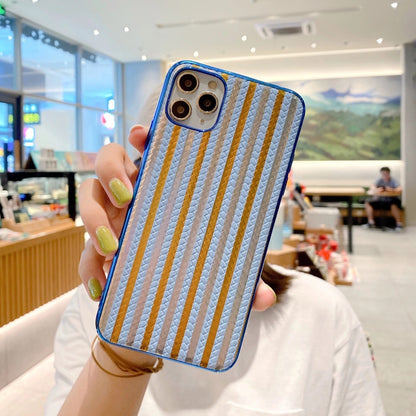 Woven pattern mobile phone case