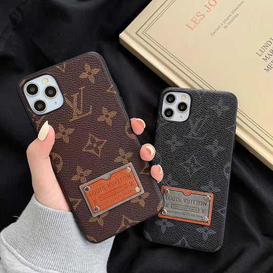 Vintage leather phone case