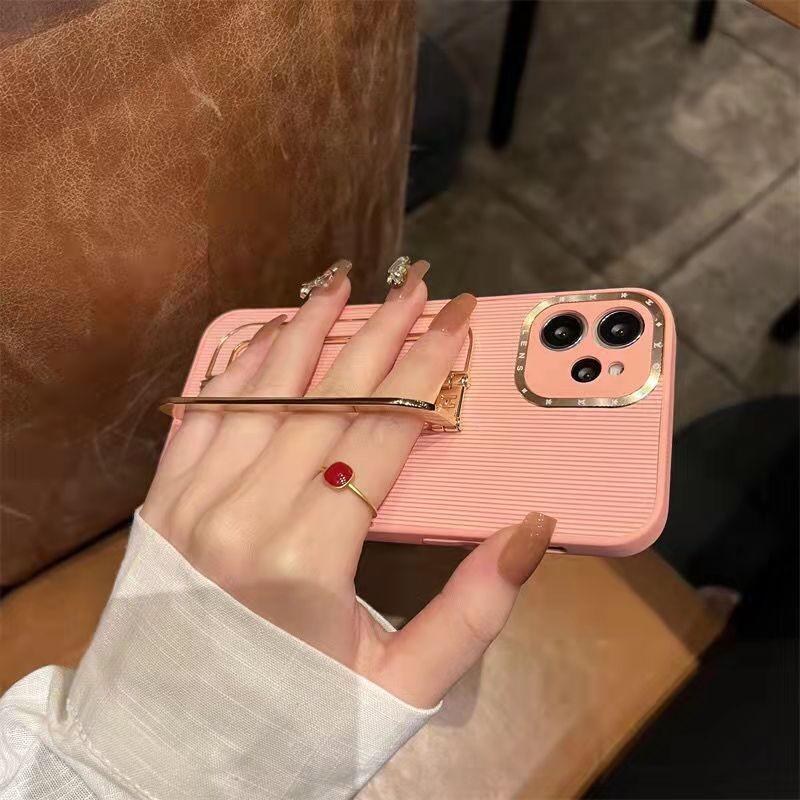 Fashion wrist integrated stand phone case for iPhone