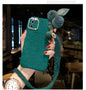 Rhinestone Plush rabbit phone case