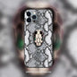 Fashion snake pattern leather phone case