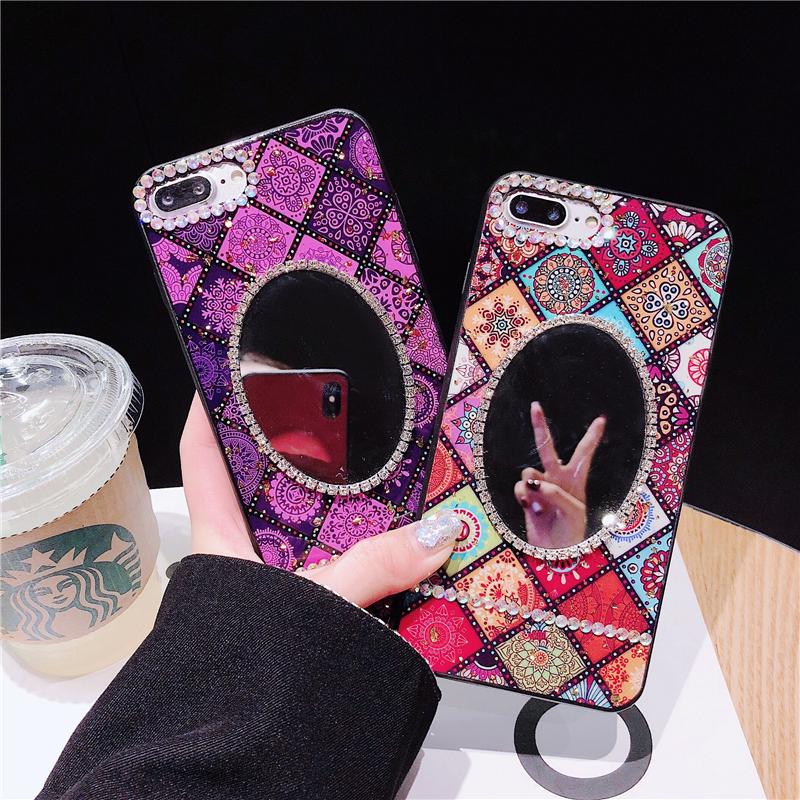 Bling-bling Mirror Phone Case - LVCASE
