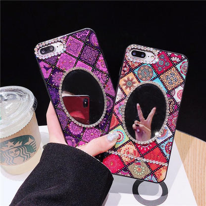 Bling-bling Mirror Phone Case - LVCASE