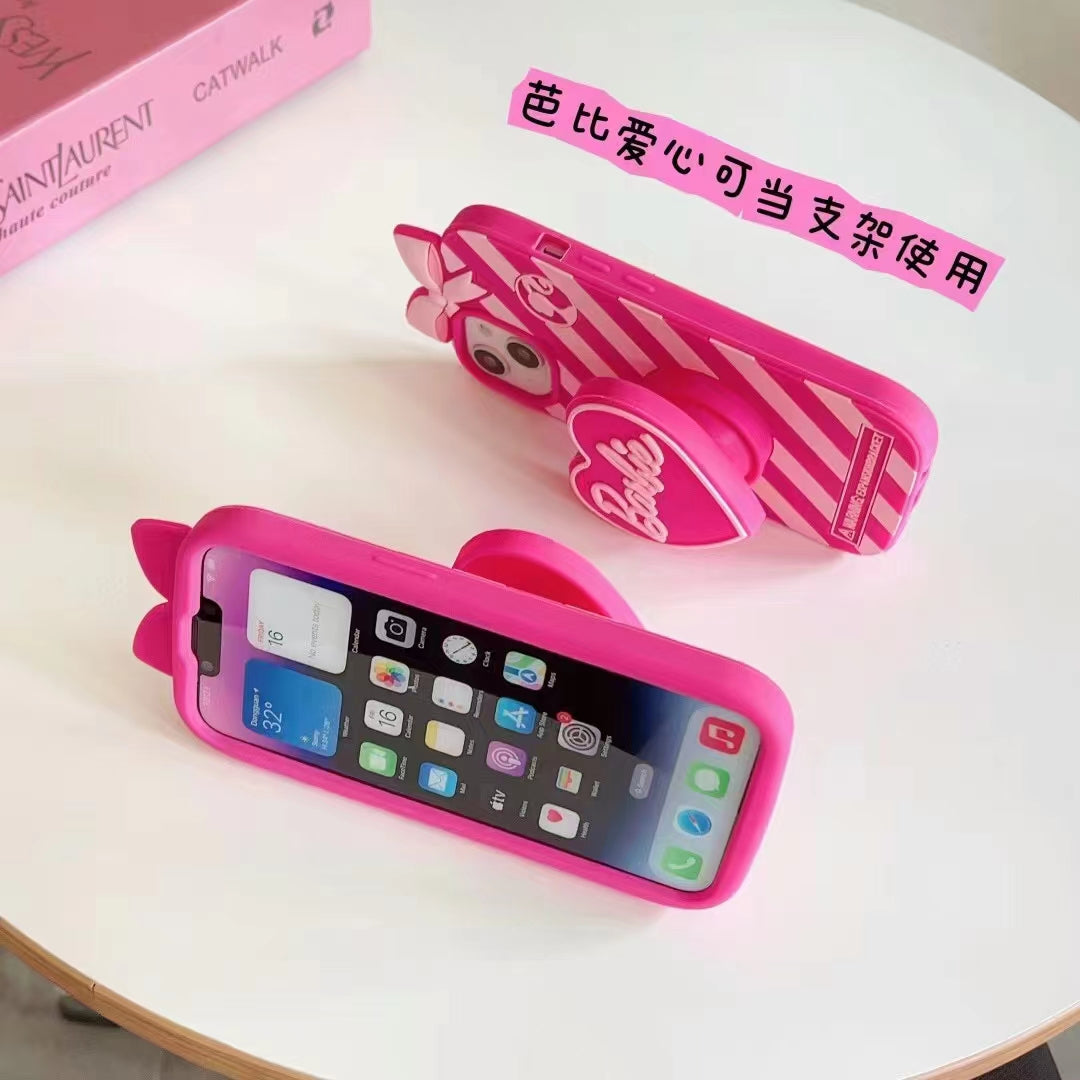 Cute Heart Stand Phone case