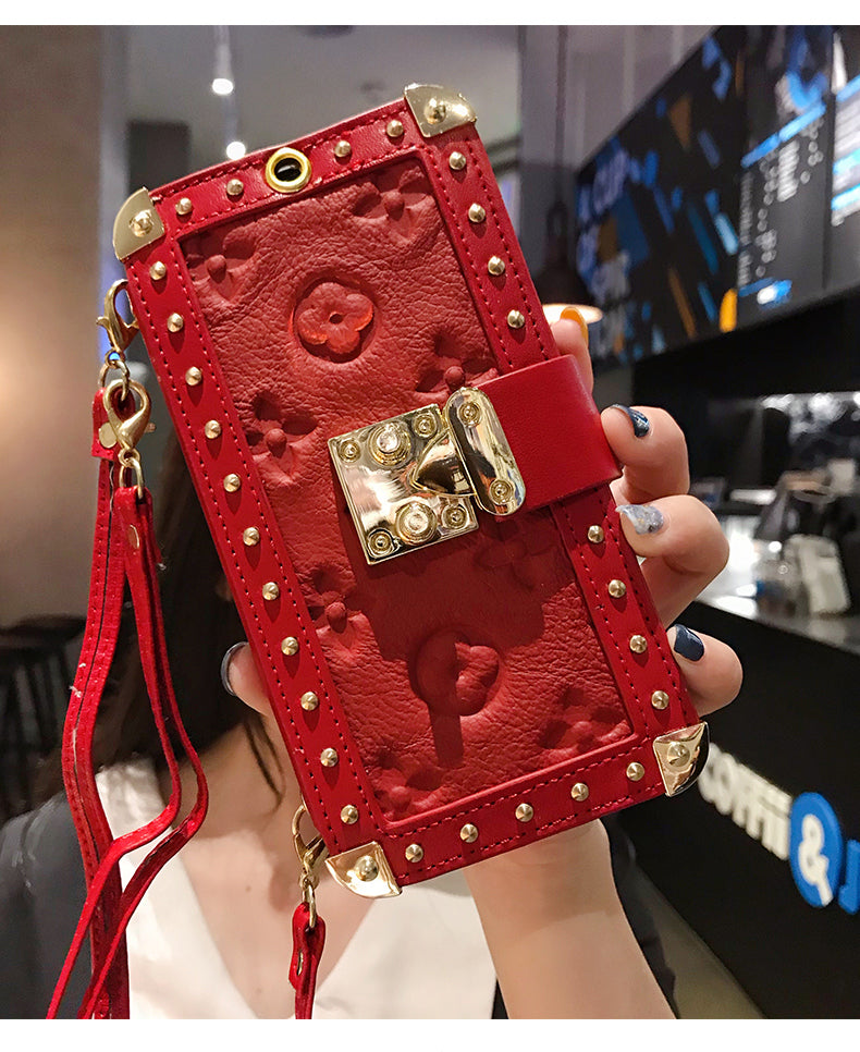 Leather Wallet Card Holder Case