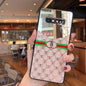 Rhinestone makeup mirror phone case for samsung