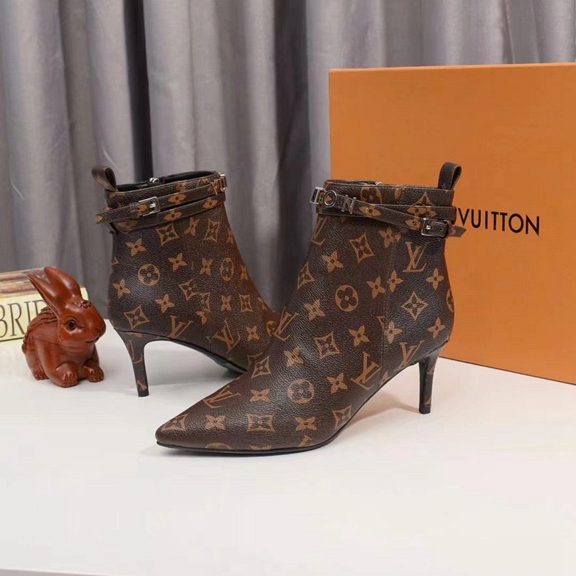 L V - 6 INCH - B U C K L E - H E E L - (2 Colours Available)