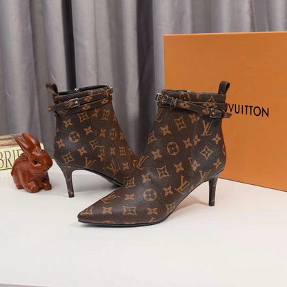 L V - 6 INCH - B U C K L E - H E E L - (2 Colours Available)