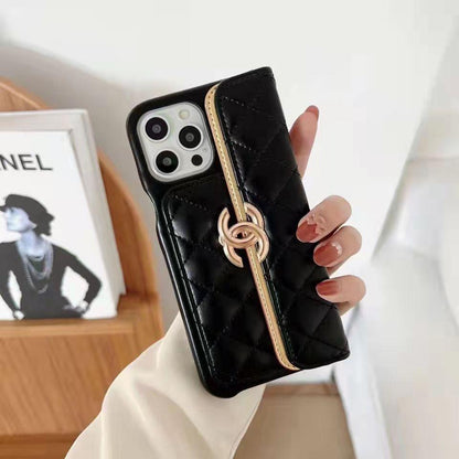 High-quality Phnom Penh leather card phone case for iPhone