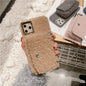 Plush wallet phone case