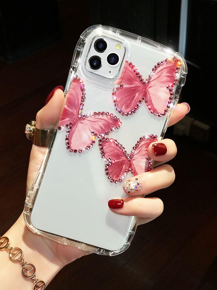 bling butterfly phone case - LVCASE