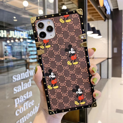 Fashion Mickey square phone case for samsung