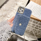 Plush wallet phone case