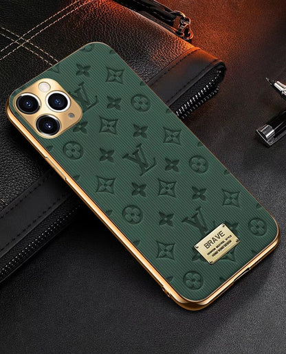 Fashion electroplating edge phone case