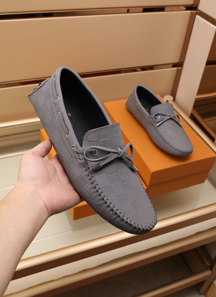 L V - Lace Driver [Grey Chequer]