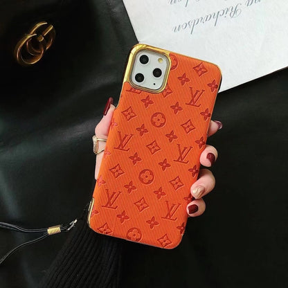 Color embossed phone case