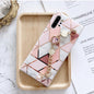 Marble gem chain phone case - LVCASE