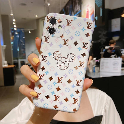 Letter electroplating printing phone case