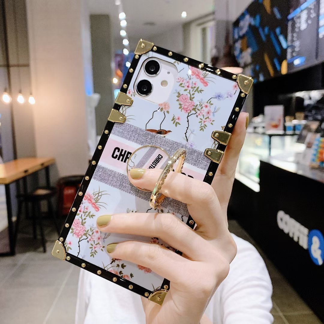 Retro pattern square phone case for Samsung