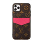 Splicing card case phone case for iphone