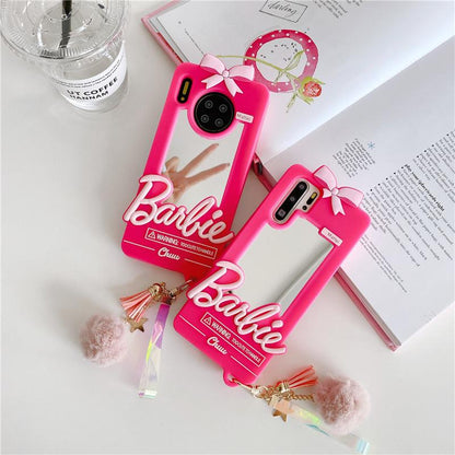 Cartoon mirror pendant phone case - LVCASE