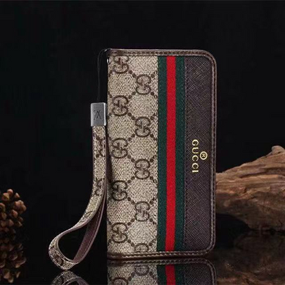 Luxury flip card case phone case