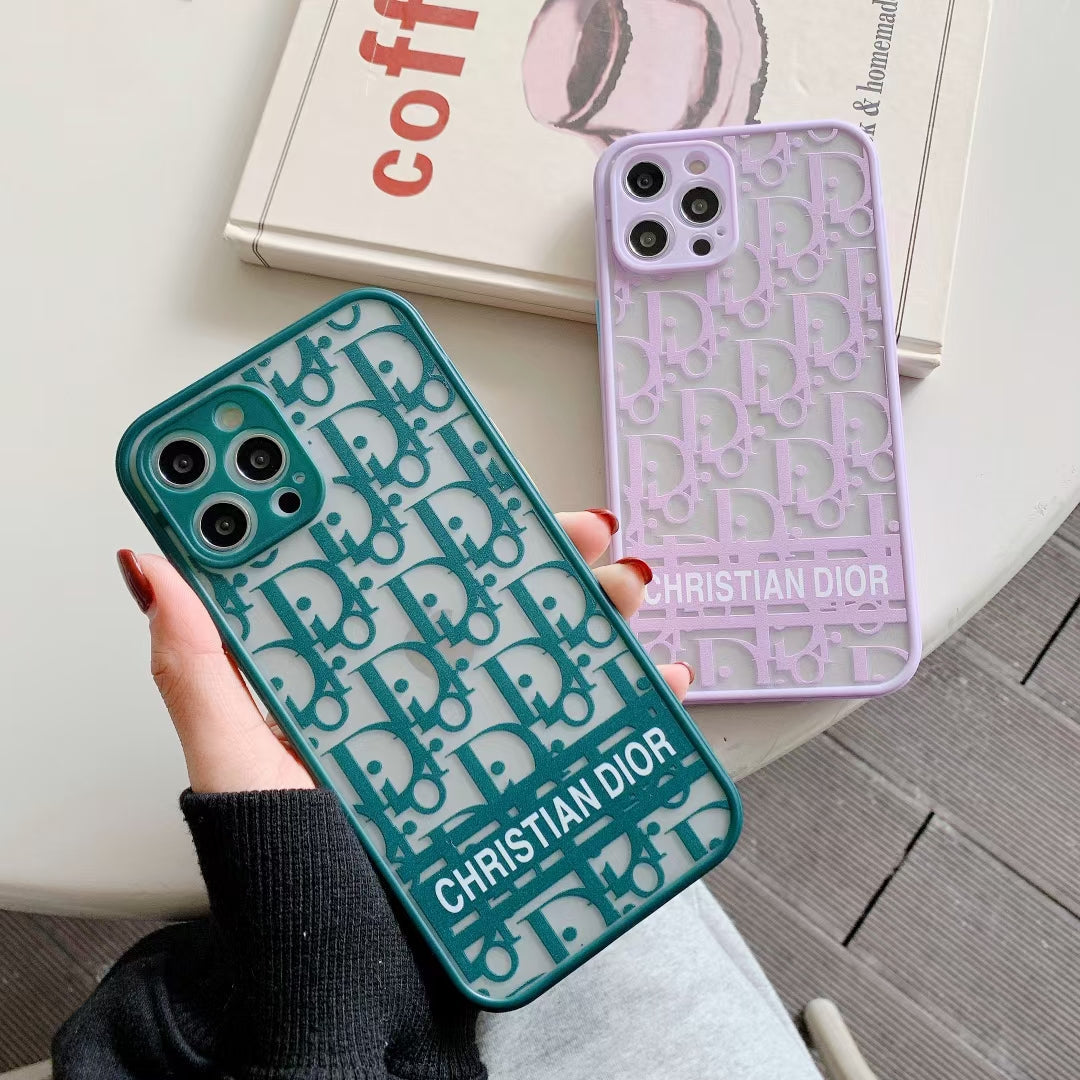 Luxury Frosted letter phone  case