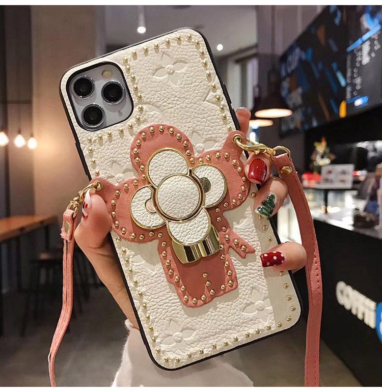 camellia bracket Lanyard phone case - LVCASE