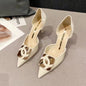 Fashion New CC pointed toe high heels