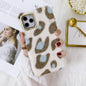 Mink leopard cashmere phone case