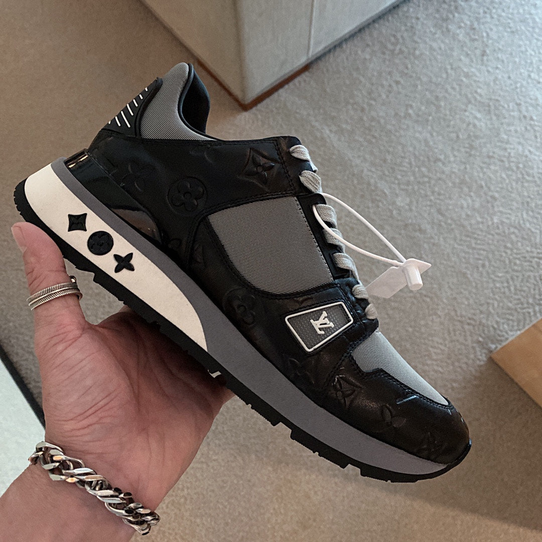 L V Blacktop Sneaker [Black]