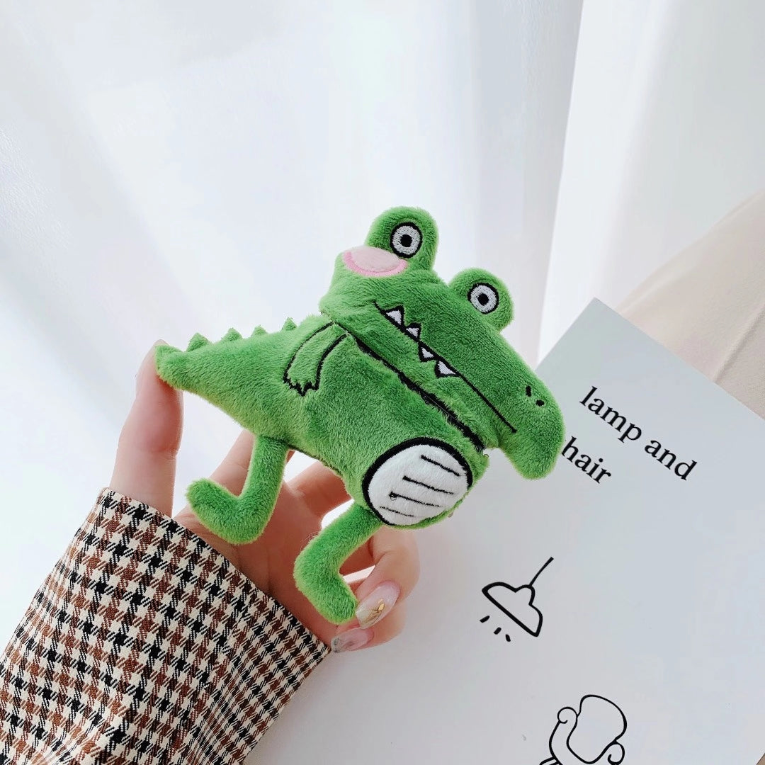 Alligator Plush Airpods case