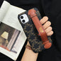 Contrast color wristband phone case