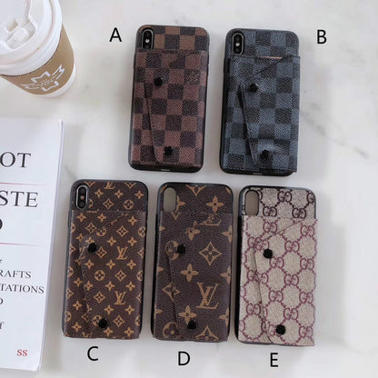 Retro Coin purse leather phone case