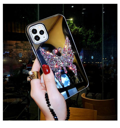 butterfly mirror phone case - LVCASE
