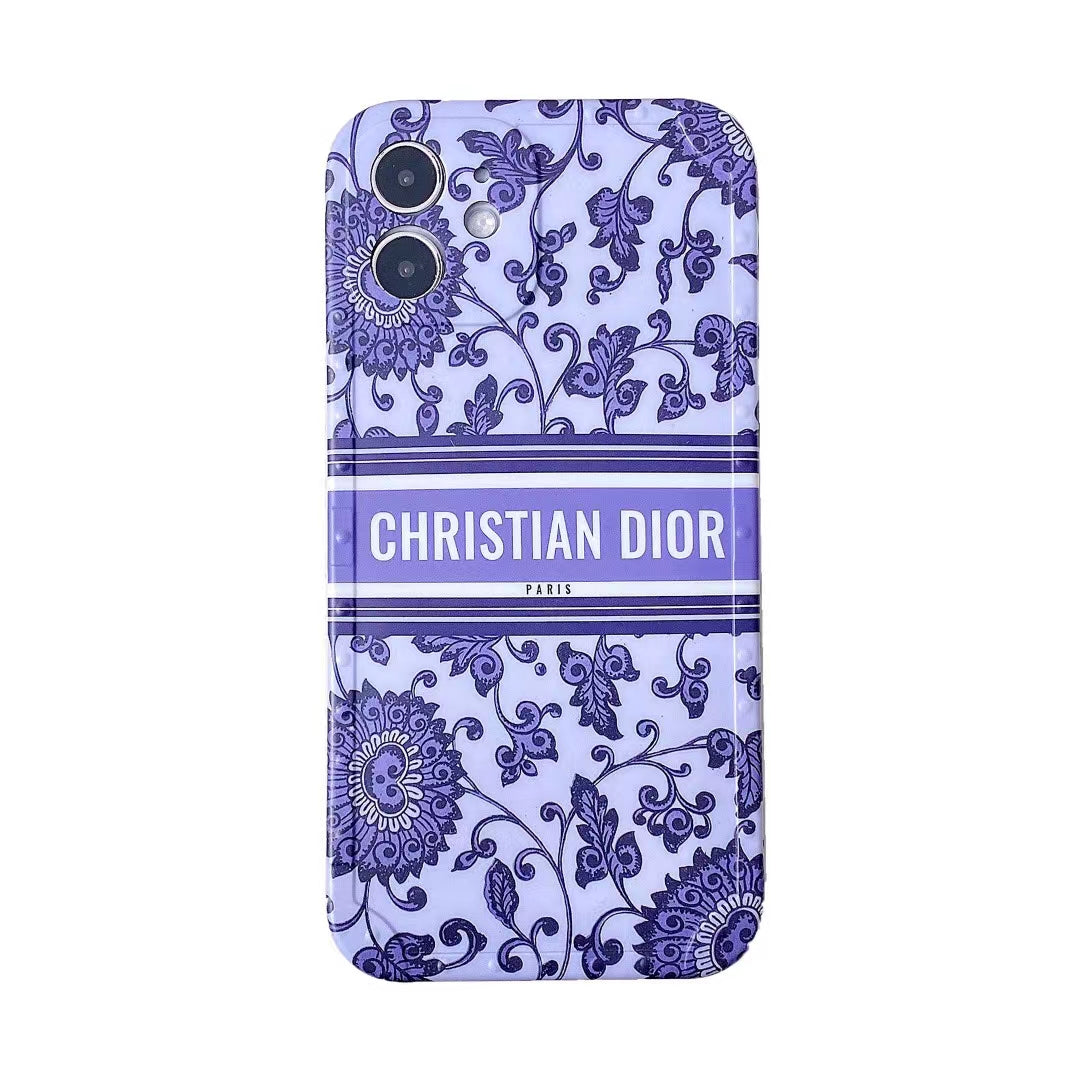 Fashion flower non-slip phone case