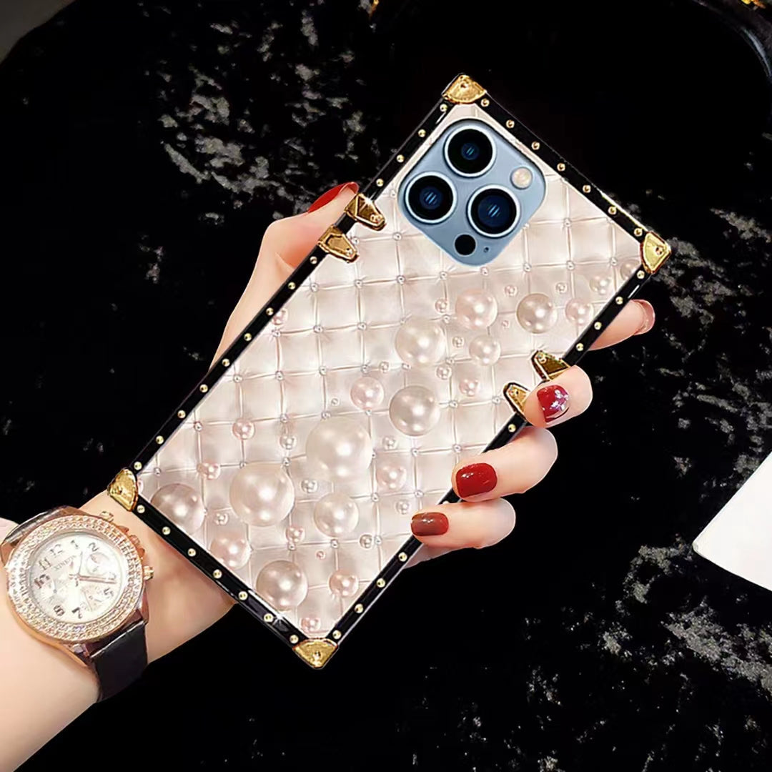 Luxury Diamond Square Phone Case for iPhone