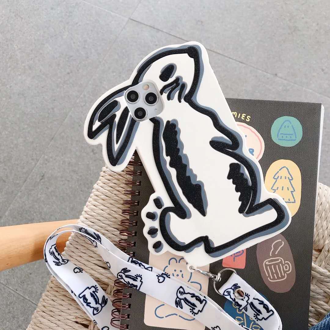 Oil Painting Rabbit Phone Case