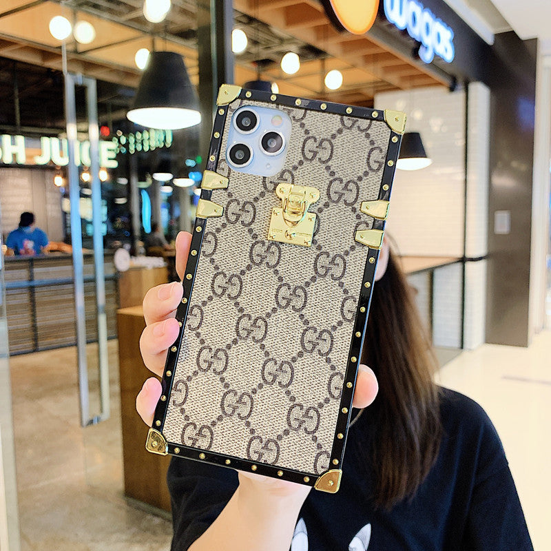 Retro pattern leather phone case for Samsung