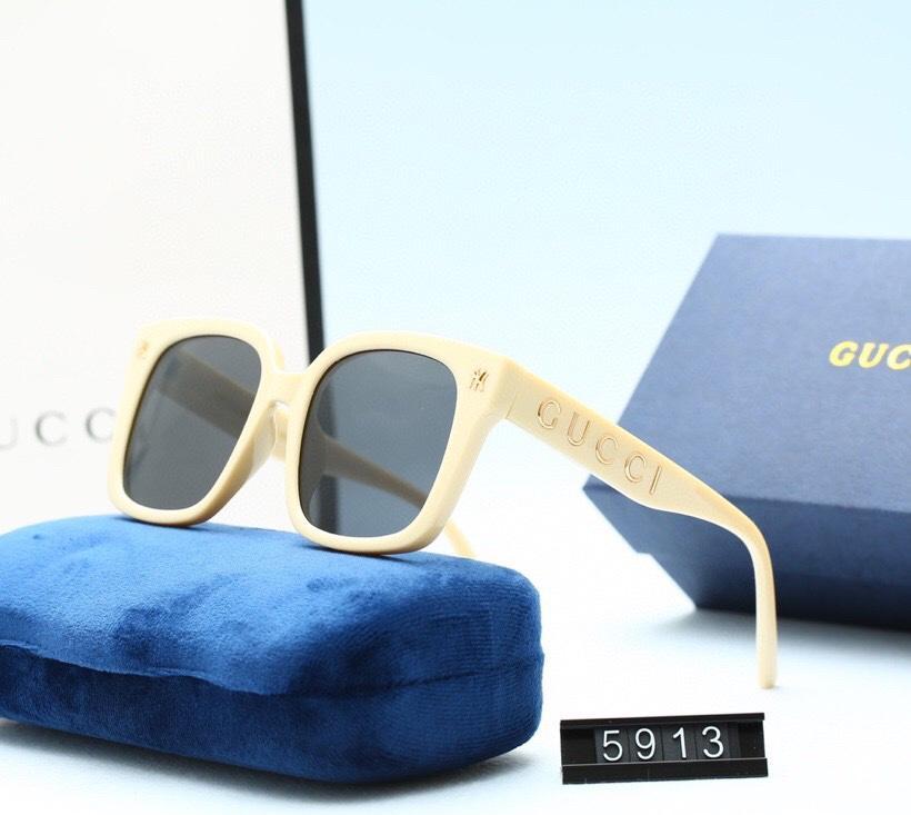 5 COLORS LETTER DECORATION TR90 SQUARE POLARIZED SUNGLASSES