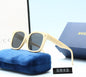 5 COLORS LETTER DECORATION TR90 SQUARE POLARIZED SUNGLASSES